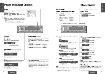 Panasonic CQDF202W Operating instructions Panasonic CQDF202W Operating instructions