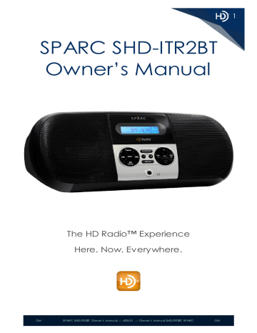 Grace Digital SPARC Radio s Owner's Manual | Manualzz Grace Digital SPARC Radio s Owner's Manual | Manualzz