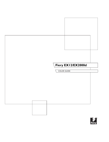 Xerox Fiery EX12 Color server Color Manual | Manualzz