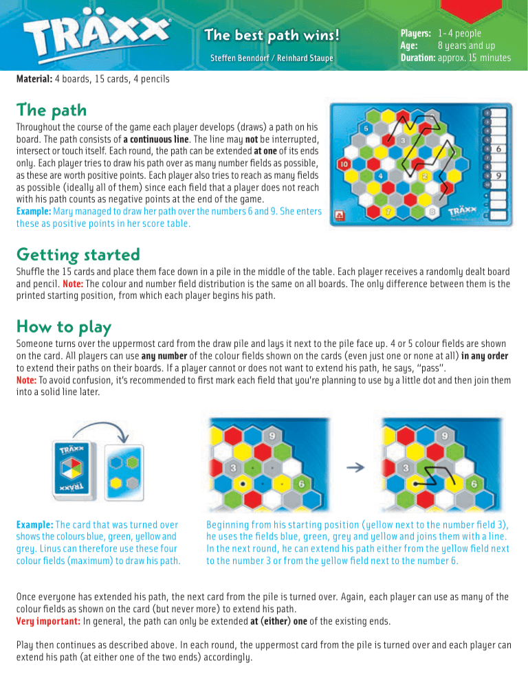 The path Getting started How to play The path Getting started How to play