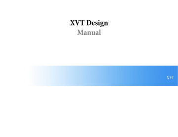 XVT Design Manual | Manualzz XVT Design Manual | Manualzz