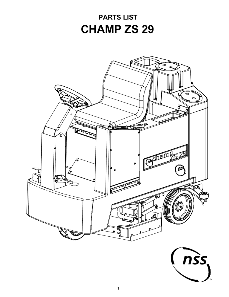 S:\Literature\Illust. Parts Boo - Professional Cleaning Equipment S:\Literature\Illust. Parts Boo - Professional Cleaning Equipment