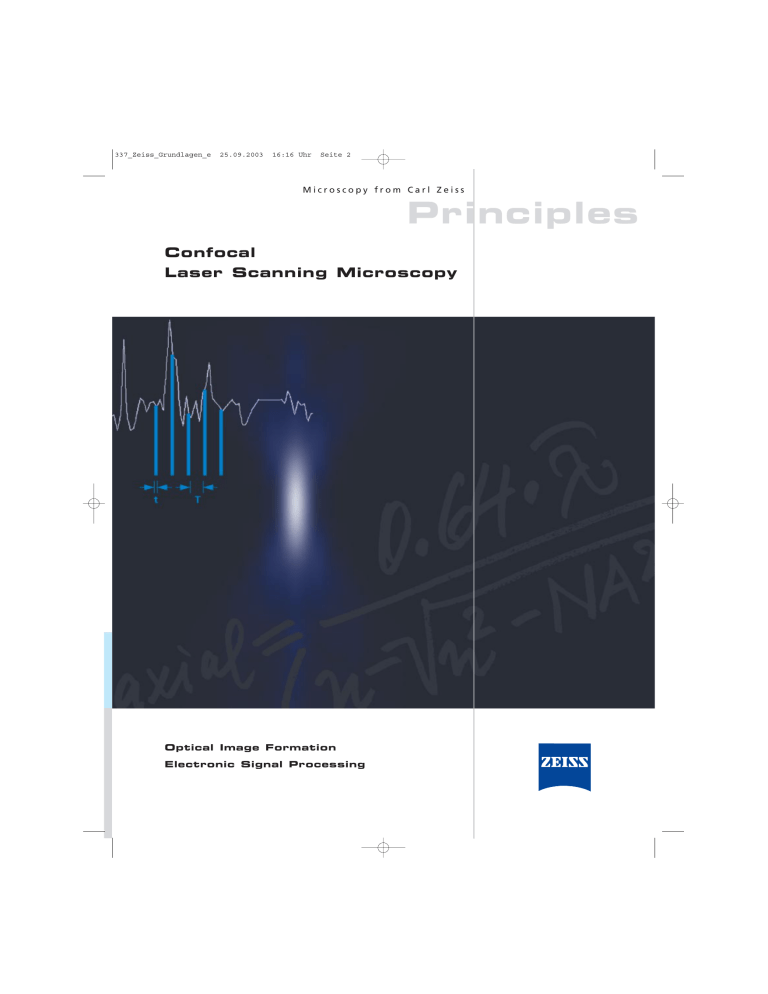 Optical Image Formation Optical Image Formation
