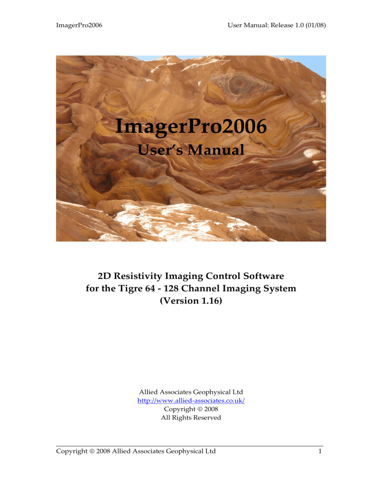 ImagerPro2006 - Allied Associates ImagerPro2006 - Allied Associates