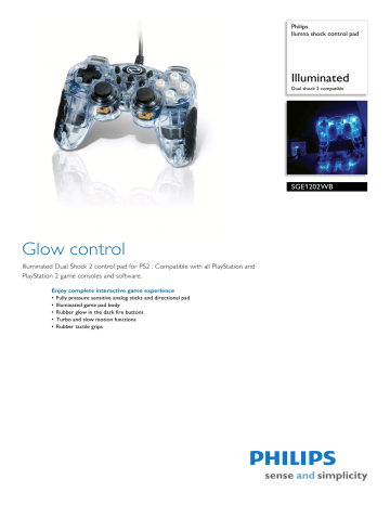 SGE1202WB/27 Philips Ilumna shock control pad SGE1202WB/27 Philips Ilumna shock control pad