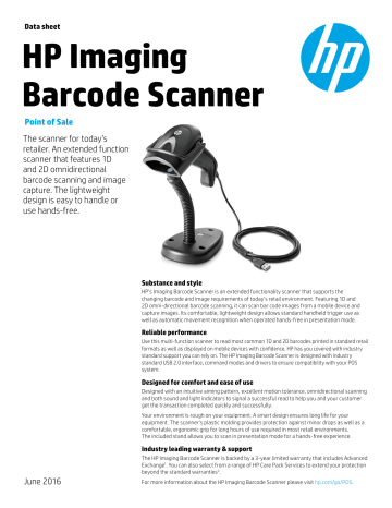 HP Imaging Barcode Scanner HP Imaging Barcode Scanner
