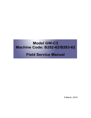 Service Manual: GW-C3 (B282), Aficio MP 1811L, Aficio MP 2011LD | Manualzz Service Manual: GW-C3 (B282), Aficio MP 1811L, Aficio MP 2011LD | Manualzz