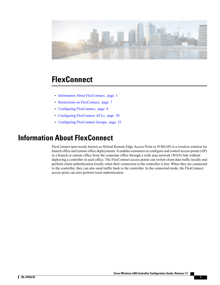FlexConnect FlexConnect