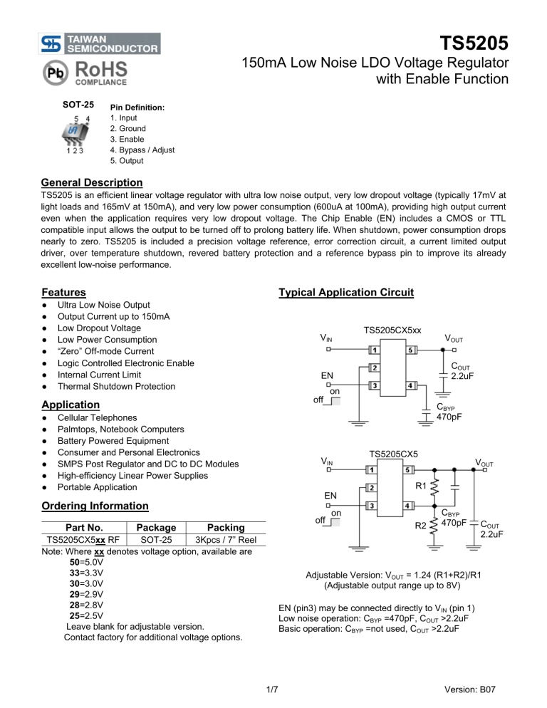 TS5205 - Allied Electronics TS5205 - Allied Electronics