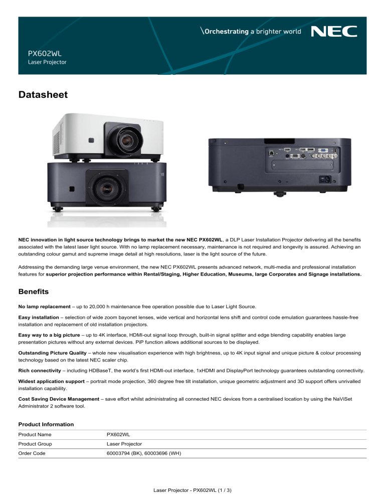Datasheet Datasheet