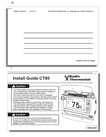 Install Guide CT80 Install Guide CT80