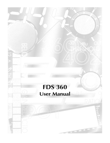 BSS Audio FDS 360 User manual | Manualzz