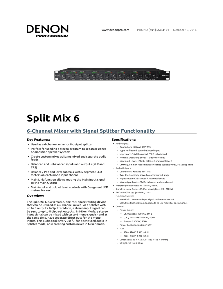 Split Mix 6 Split Mix 6
