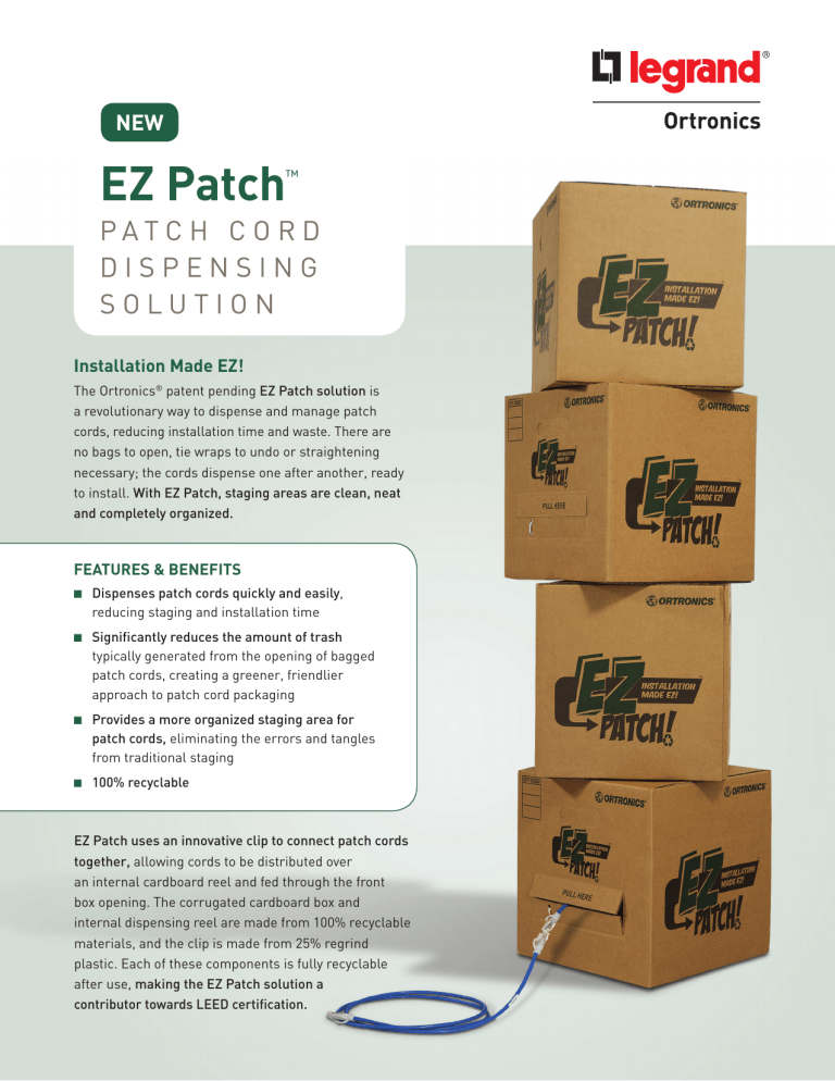 EZ Patch - Legrand EZ Patch - Legrand