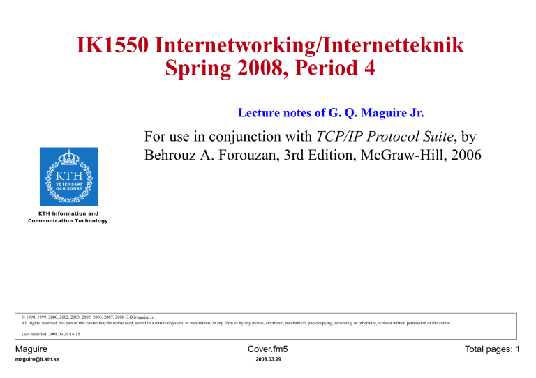 TCP Header TCP Header
