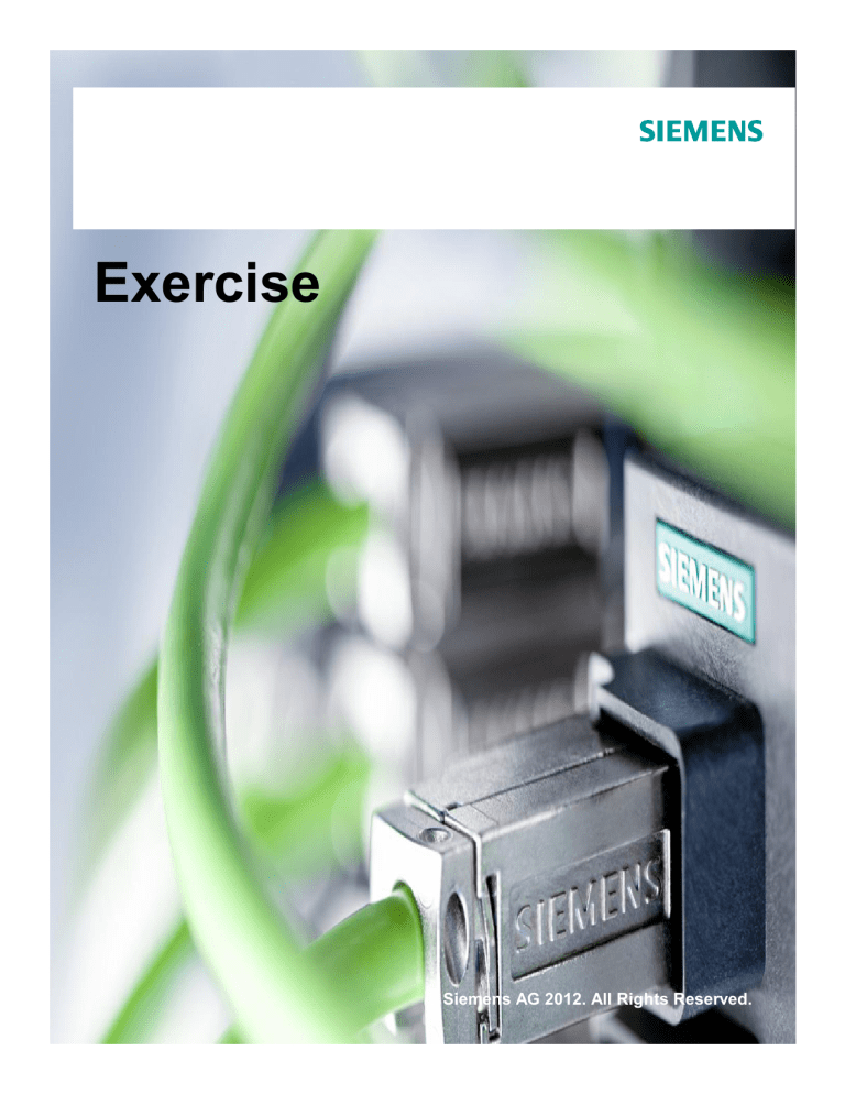 Exercise - Profibus Exercise - Profibus