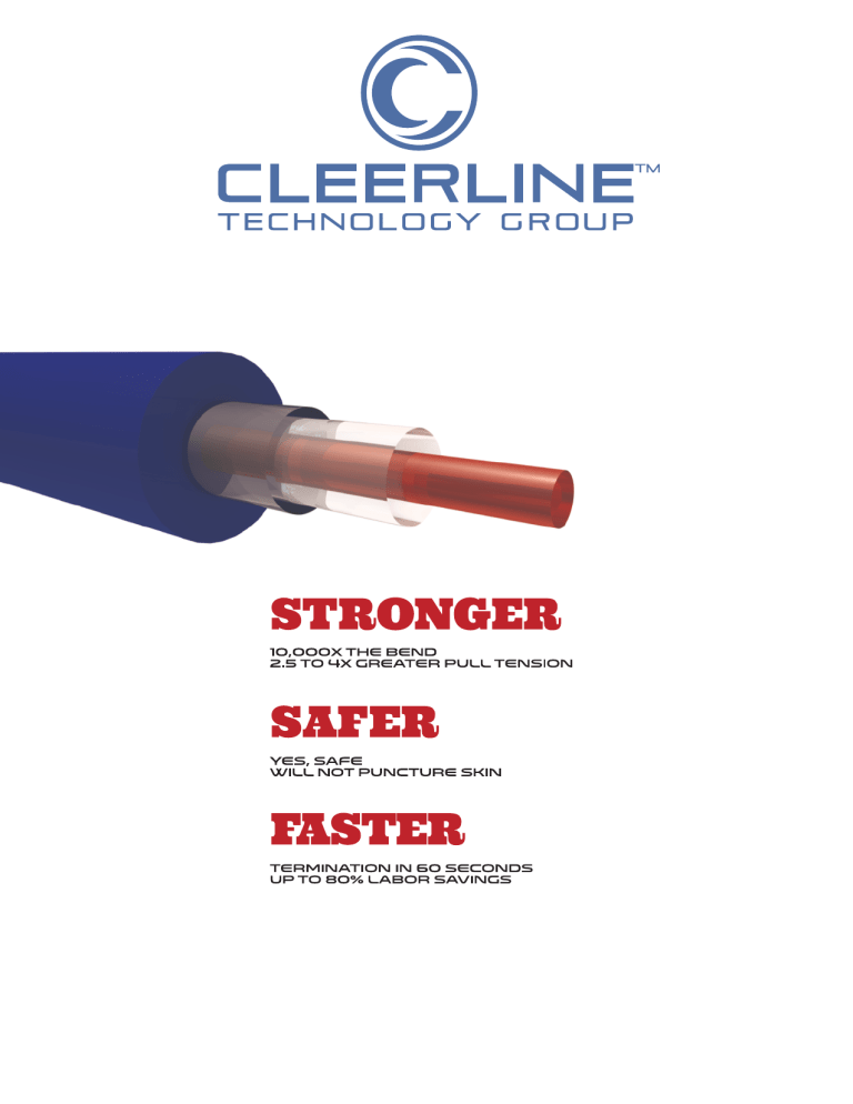 Cleerline Fiber Booklet - Hexacon-AV Cleerline Fiber Booklet - Hexacon-AV