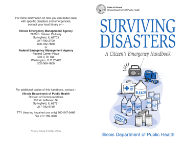 A Citizen`s Emergency Handbook A Citizen`s Emergency Handbook