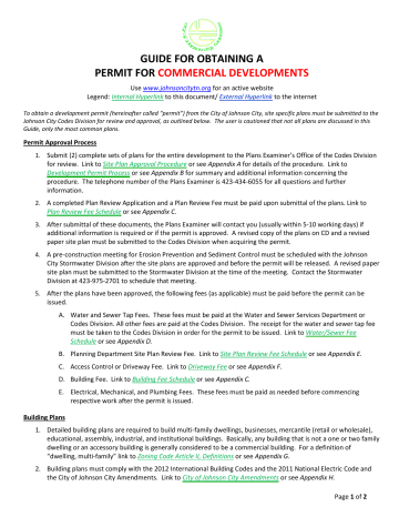 Commercial Development Permit Guide Commercial Development Permit Guide
