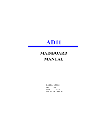 Fujitsu AD11 manual | Manualzz Fujitsu AD11 manual | Manualzz
