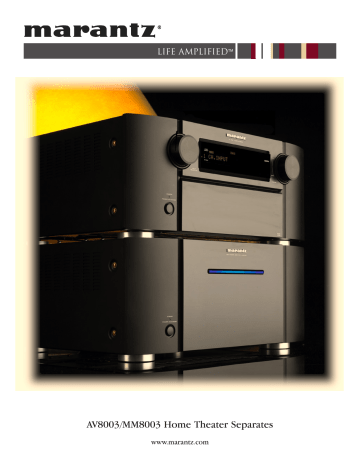 AV8003_MM8003_spec_sheet.qxp (Page 1) AV8003_MM8003_spec_sheet.qxp (Page 1)