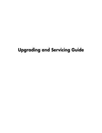 Removing and Replacing Drives Removing and Replacing Drives