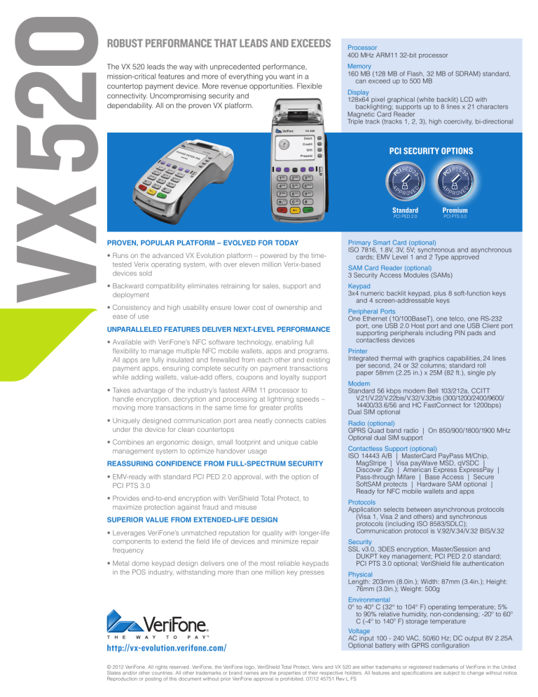 ROBUST PERFORMANCE THAT lEAdS ANd ExCEEdS ROBUST PERFORMANCE THAT lEAdS ANd ExCEEdS