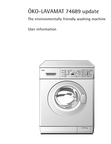 AEG LAV74689 User manual AEG LAV74689 User manual