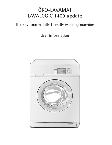 AEG LAVALOGIC1400 User manual AEG LAVALOGIC1400 User manual
