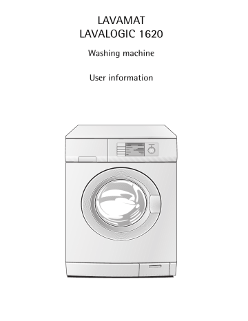 Aeg-Electrolux LAVALOGIC1620 User manual Aeg-Electrolux LAVALOGIC1620 User manual