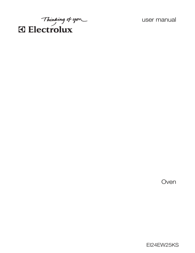 Electrolux EI24EW25KS User manual Electrolux EI24EW25KS User manual
