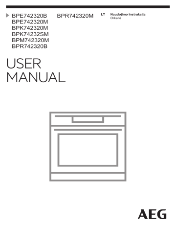 AEG BPK742320M, BPE742320M User manual AEG BPK742320M, BPE742320M User manual