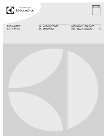 Electrolux ESF4600ROX User manual Electrolux ESF4600ROX User manual