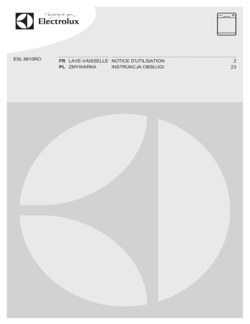 Electrolux ESL8610RO User manual Electrolux ESL8610RO User manual