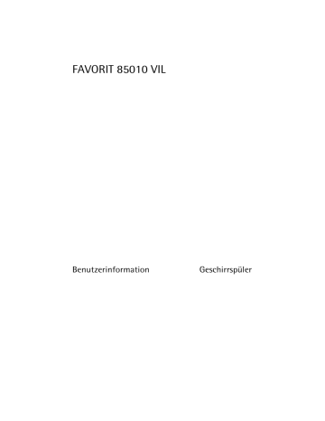 Aeg-Electrolux F85010VIL User manual Aeg-Electrolux F85010VIL User manual