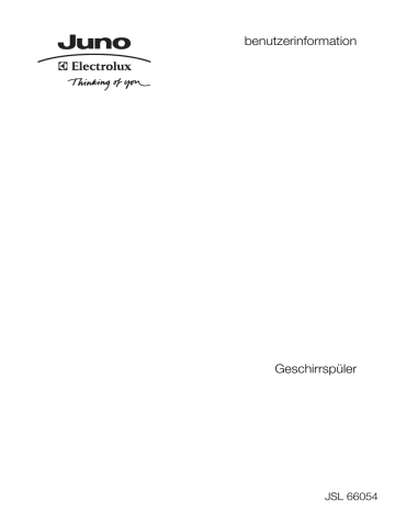 Juno-Electrolux JSL56023, JSL66054 User manual Juno-Electrolux JSL56023, JSL66054 User manual
