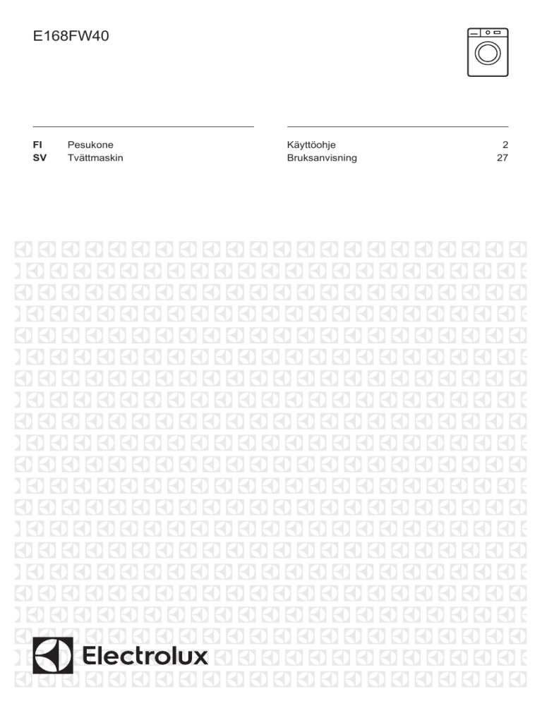 Electrolux E168FW40 User manual Electrolux E168FW40 User manual