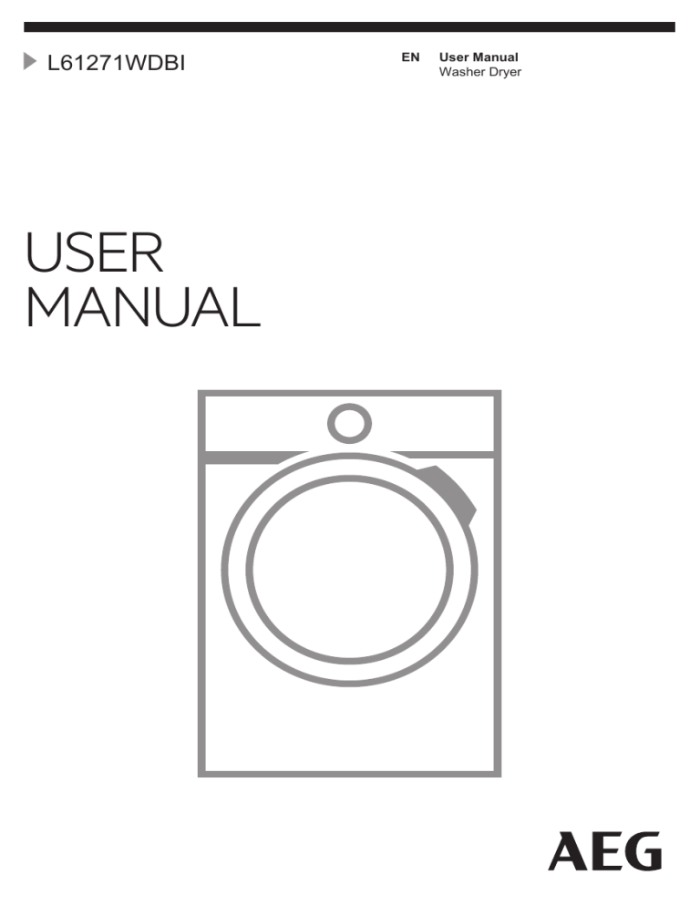 AEG L61271WDBI User manual AEG L61271WDBI User manual