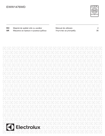 Electrolux EWW1476WD User manual Electrolux EWW1476WD User manual