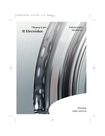 Electrolux EWN10470W User manual Electrolux EWN10470W User manual