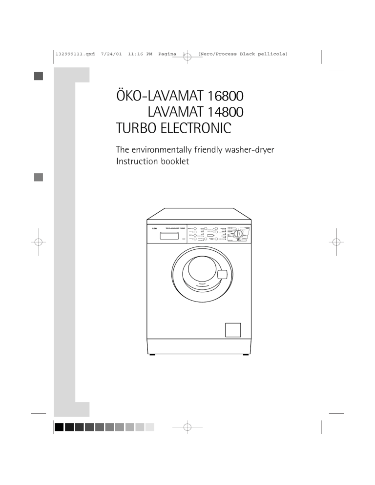 AEG 16800, L14800 User manual AEG 16800, L14800 User manual