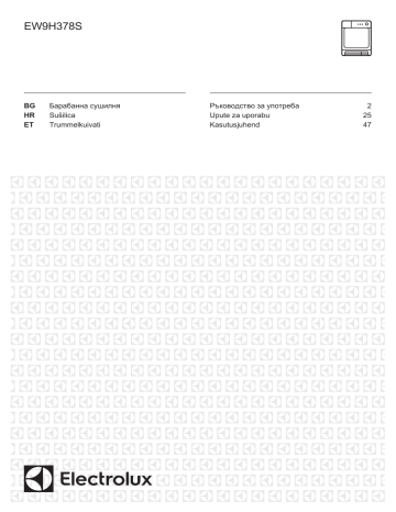 Electrolux EW9H378S User manual Electrolux EW9H378S User manual
