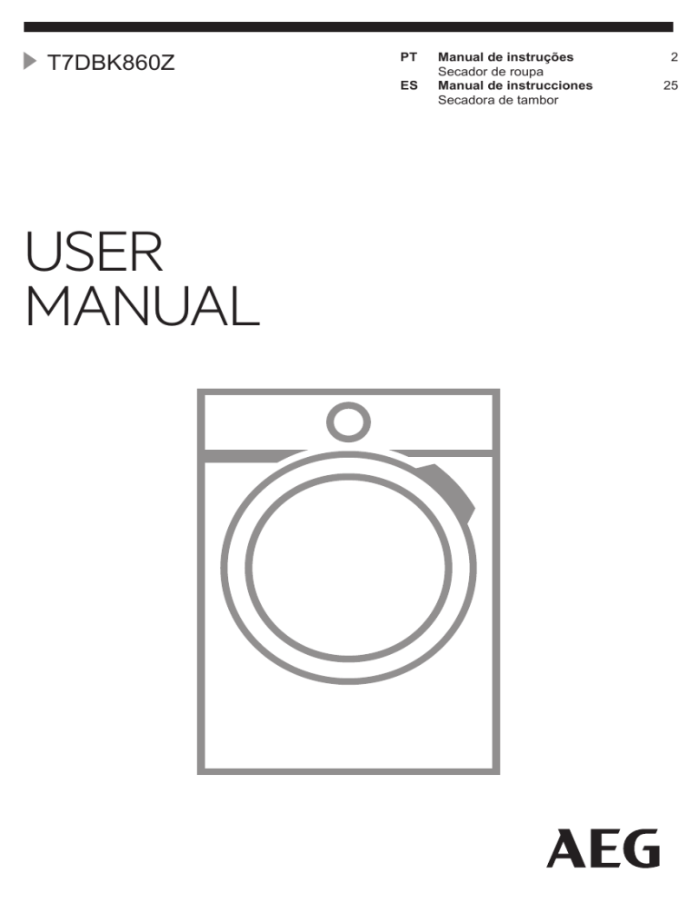 AEG T7DBK860Z User manual AEG T7DBK860Z User manual