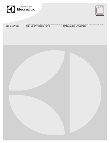 Electrolux EDH3487RDE User manual Electrolux EDH3487RDE User manual