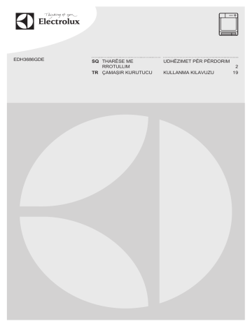 Electrolux EDH3686GDE User manual Electrolux EDH3686GDE User manual