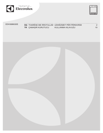 Electrolux EDH3686GDE User manual Electrolux EDH3686GDE User manual