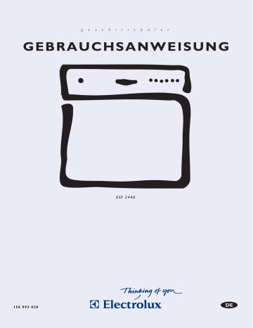 Electrolux ESF 2440 User manual Electrolux ESF 2440 User manual