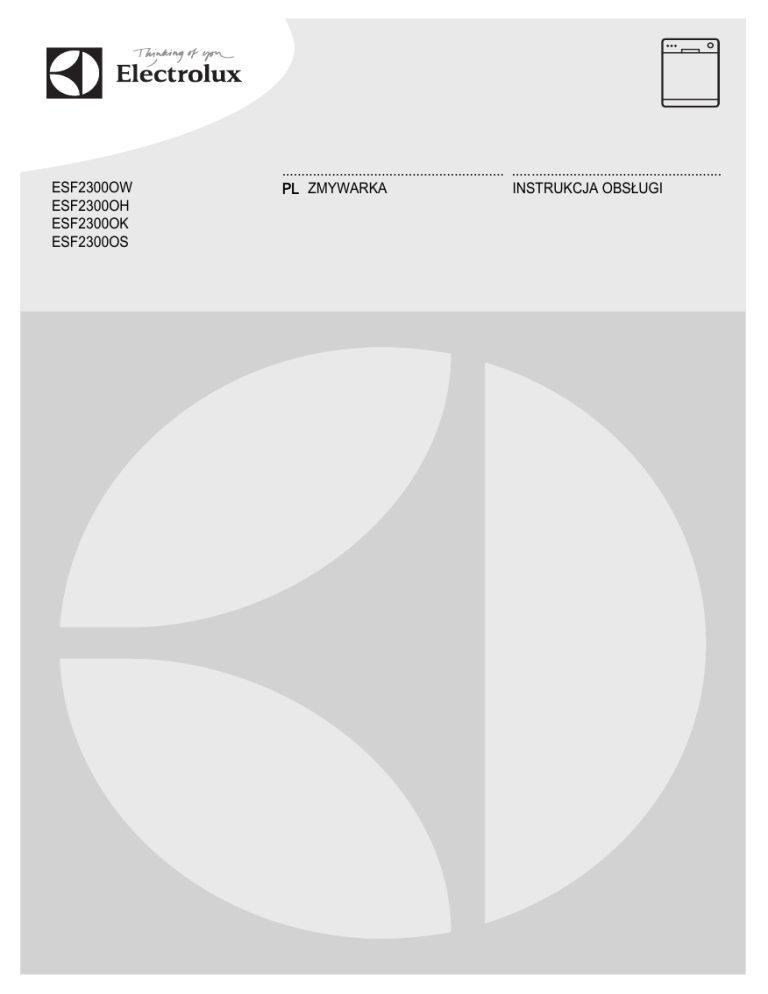 Electrolux ESF2300OS User manual Electrolux ESF2300OS User manual