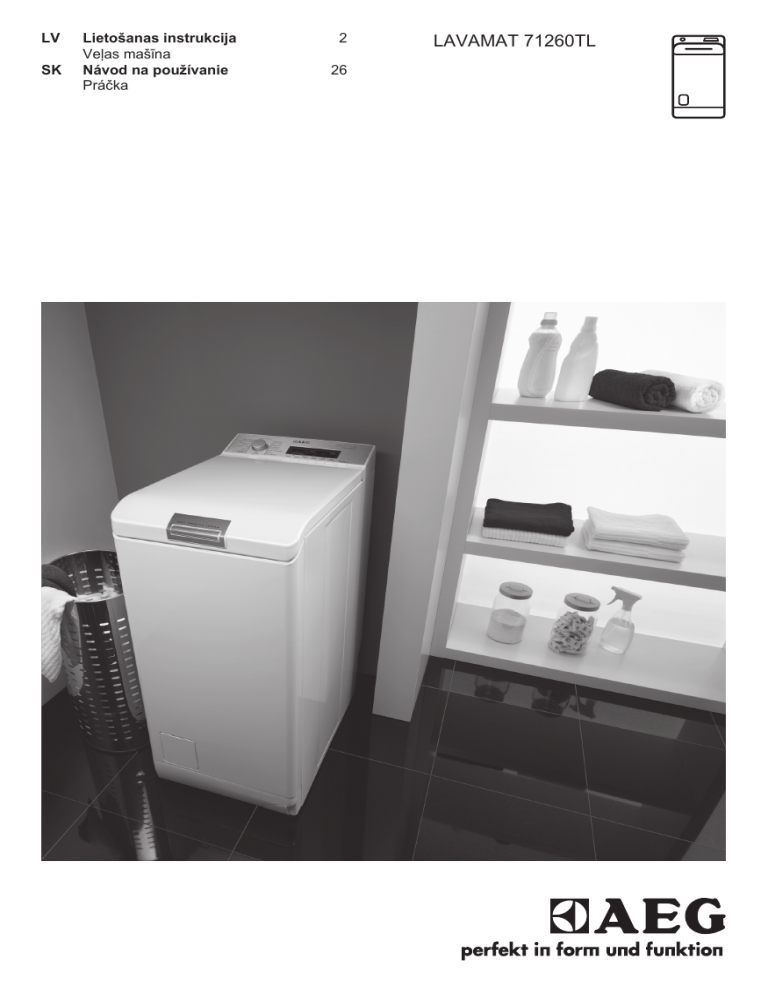 AEG L71260TL User manual AEG L71260TL User manual
