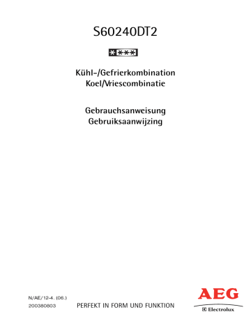 Aeg-Electrolux S60240DT2 User manual Aeg-Electrolux S60240DT2 User manual